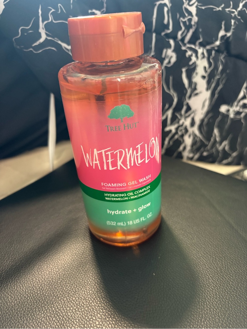 Tree Hut Watermelon Foaming Gel Wash - Pink/Green